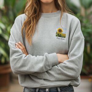 smartphoto Sweatshirt Unisex Grau gesprenkelt M für den Mann oder Freund