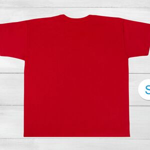 smartphoto T-Shirt Rot Rückseite S