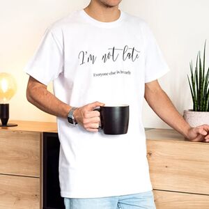 smartphoto T-Shirt Weiss Rückseite M zu Weihnachten