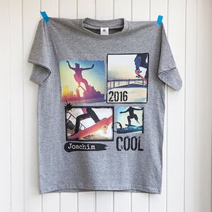 smartphoto T-Shirt Grau L zu Weihnachten