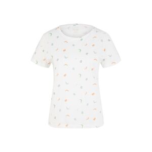 TOM TAILOR Damen T-Shirt mit Print, weiß, Print, Gr. XXL