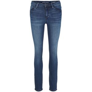 TOM TAILOR Damen Alexa Skinny Jeans, blau, Uni, Gr. 25/30