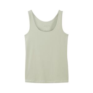 TOM TAILOR Damen Basic Top, grün, Uni, Gr. XXL