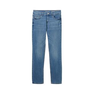 TOM TAILOR Damen Alexa Straight Jeans, blau, Uni, Gr. 34/30