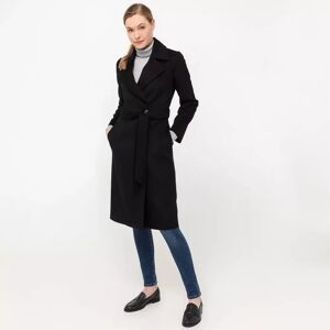 Manor Woman - Langer Cashmere Mantel, Gerader Fit, Für Damen, Black, Größe 36