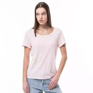 Manor Woman - T-Shirt, Rundhals, Kurzarm, Für Damen, Rosa, Größe M