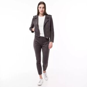 Manor Woman - Bikerjacke, Für Damen, Anthrazit, Größe 36