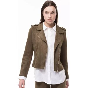 Manor Woman - Bikerjacke, Für Damen, Khaki, Größe 38