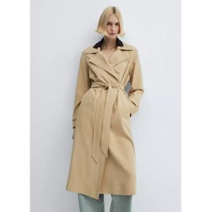 Mango - Trenchcoat, Für Damen, Beige, Größe M