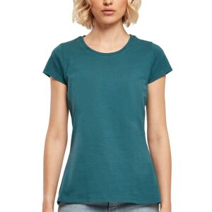 Build Your Brand Damen BB012-Ladies Basic Tee T-Shirt, Teal, L