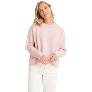 NA-KD Damen Wide Knitted Sweater Pullover, Hellrosa, XXS