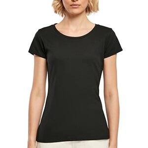 Build Your Brand Damen BB012-Ladies Basic Tee T-Shirt, Black, M