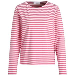 Tamaris Damen Feminin ausgeschnittenes Langarmshirt T-Shirt ASOLO Pink S