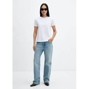 Mango T-Shirt aus 100 % Baumwolle - Weiß - XS - weiblich