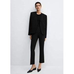 Mango Blazer mit strukturiertem Schulterbereich - Schwarz - XXS - weiblich