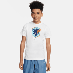 NiederlandeNike Fußball-T-Shirt für ältere Kinder - Weiß - XS