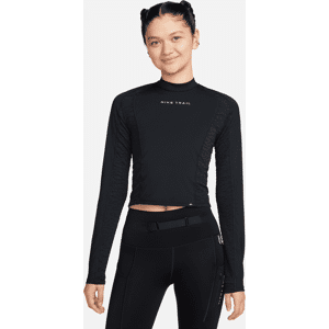 Nike TrailLongsleeve-Laufobertel für Damen - Schwarz - XS (EU 32-34)