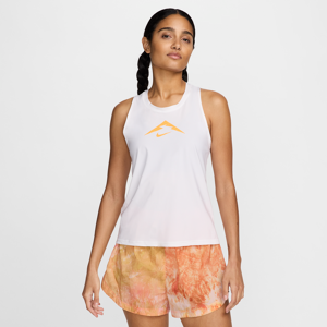 Nike TrailDri-FIT Lauf-Tanktop mit Grafik für Damen - Weiß - M (EU 40-42)