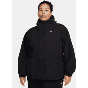 Nike Sportswear Everything Wovens Oversize-Jacke mit Kapuze für Damen - Schwarz - 3X