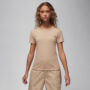 Jordan EssentialsSchmales Kurzarmshirt für Damen - Braun - XS (EU 32-34)