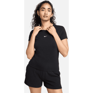 Nike Sportswear Chill KnitDamen-T-Shirt - Schwarz - XS (EU 32-34)