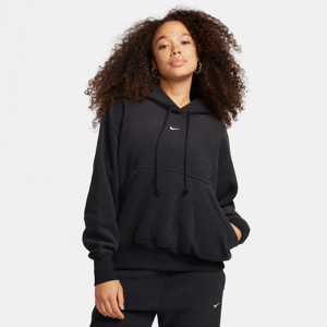 Nike Sportswear Phoenix PlushOversize, bequemer Fleece-Hoodie für Damen - Schwarz - XL (EU 48-50)