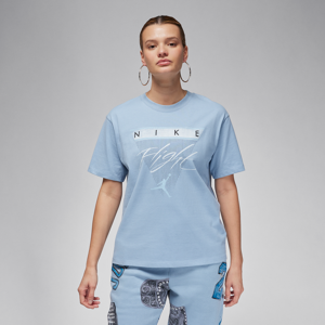 Jordan Flight Heritage T-Shirt mit Grafik für Damen - Blau - S (EU 36-38)