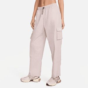 Nike Sportswear EssentialCargo-Webhose mit hohem Bund für Damen - Lila - S (EU 36-38)