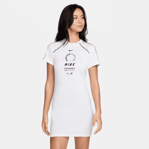 Nike SportswearKurzärmliges Damenkleid - Weiß - M (EU 40-42)