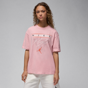 Jordan Flight Heritage T-Shirt mit Grafik für Damen - Pink - L (EU 44-46)