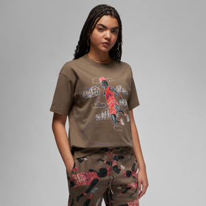 Jordan Artist Series by Parker DuncanDamen-T-Shirt - Braun - XS (EU 32-34)