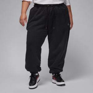 Jordan Flight Fleecehose für Damen (große Größe) - Schwarz - 2X