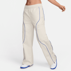 Nike Sportswear Webhose mit hohem Bund für Damen - Grau - M (EU 40-42)