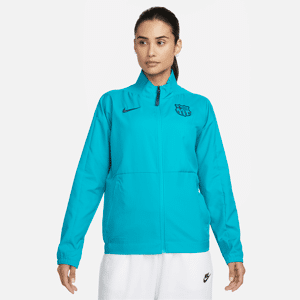 FC Barcelona ThirdNike Web-Fußballjacke für Damen - Grün - M (EU 40-42)