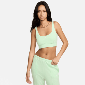 Nike Sportswear Chill TerryCropped-Tanktop aus French Terry mit schmalem Schnitt für Damen - Grün - XL (EU 48-50)