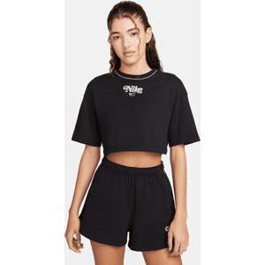 Nike Sportswear Kurz-T-Shirt für Damen - Schwarz - M (EU 40-42)