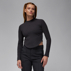 JordanGeripptes Longsleeve für Damen - Schwarz - S (EU 36-38)