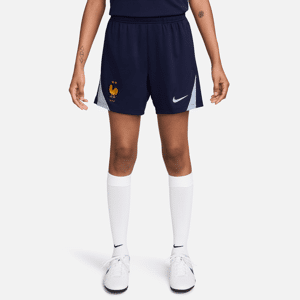 FFF Strike Nike Dri-FIT Strick-Fußballshorts für Damen - Blau - XS (EU 32-34)