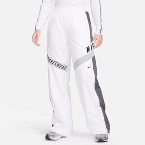 Nike SportswearDamenhose mit hohem Bund - Weiß - M (EU 40-42)