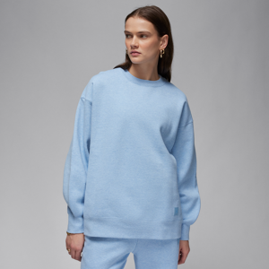 Jordan Flight Fleece Damen-Sweatshirt mit Rundhalsausschnitt - Blau - S (EU 36-38)