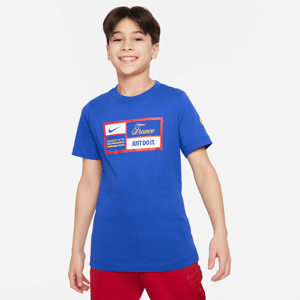 FFFNike Fußball-T-Shirt für ältere Kinder - Blau - XS