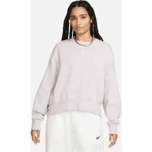 Nike Sportswear Phoenix Fleece Over-Oversized Rundhals-Sweatshirt für Damen - Lila - L (EU 44-46)