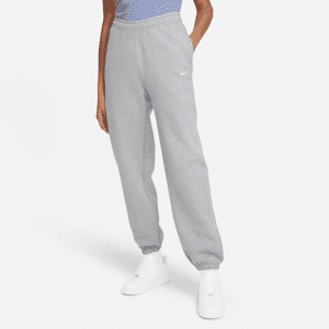 Nike Solo Swoosh Fleece-Hose für Damen - Grau - XL (EU 48-50)