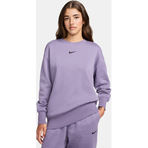 Nike Sportswear Phoenix Fleece Oversize-Damen-Sweatshirt mit Rundhalsausschnitt - Lila - M (EU 40-42)