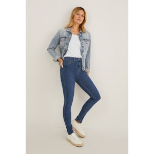 C&A Multipack 2er-Jegging Jeans-High Waist-LYCRA®, Blau, Größe: 36 Female