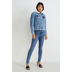 C&A Skinny Jeans-High Waist-LYCRA®, Blau, Größe: 34 Female
