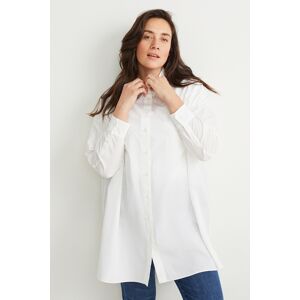 C&A Bluse, Weiss, Größe: 54 Weiblich