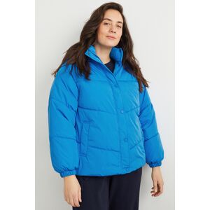 C&A Steppjacke mit Kapuze, Blau, Größe: 58 Female