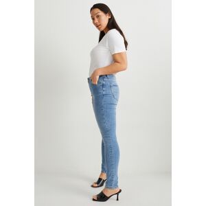 C&A Curvy Jeans-High Waist-Skinny Fit-LYCRA®, Blau, Größe: 36 Weiblich
