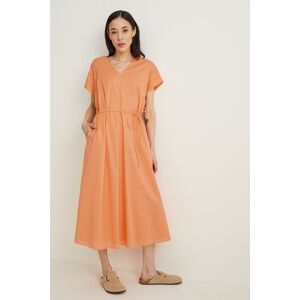 C&A Kleid, Orange, Größe: 40 Female
